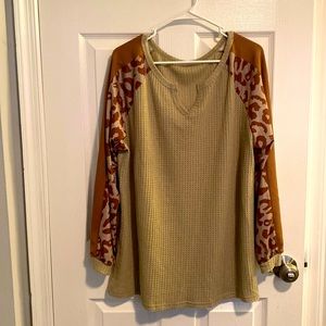 Leopard print long sleeve